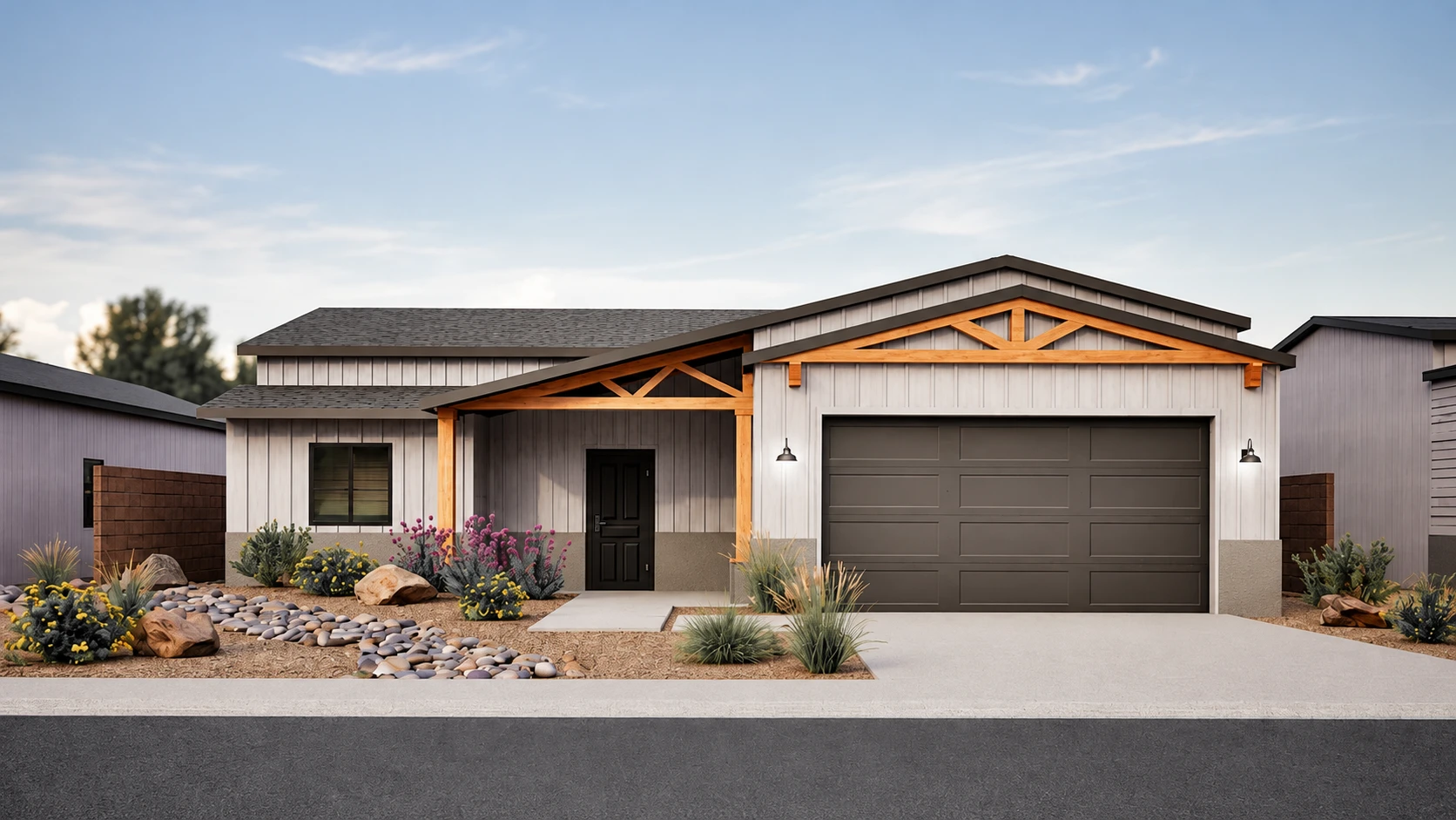 Rendering of Elevation A for Floorplan 1688